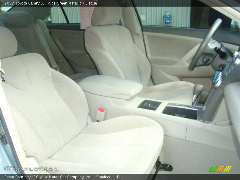 Aloe Green Metallic / Bisque 2007 Toyota Camry LE