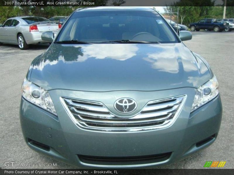 Aloe Green Metallic / Bisque 2007 Toyota Camry LE