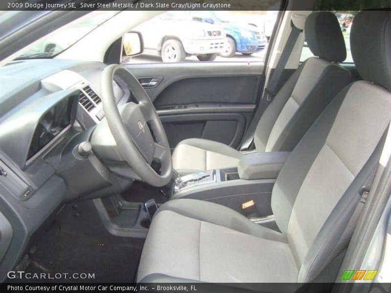 Silver Steel Metallic / Dark Slate Gray/Light Graystone 2009 Dodge Journey SE