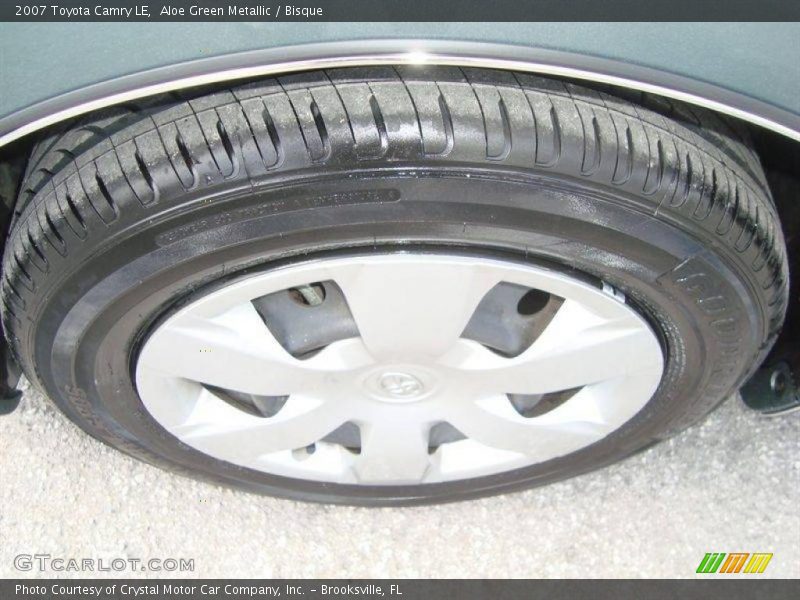 Aloe Green Metallic / Bisque 2007 Toyota Camry LE