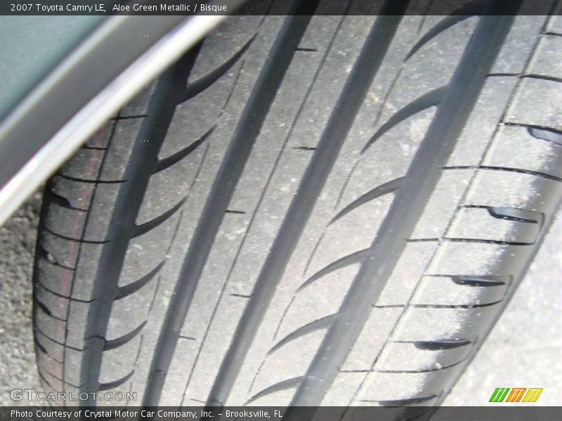 Aloe Green Metallic / Bisque 2007 Toyota Camry LE