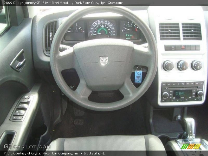 Silver Steel Metallic / Dark Slate Gray/Light Graystone 2009 Dodge Journey SE