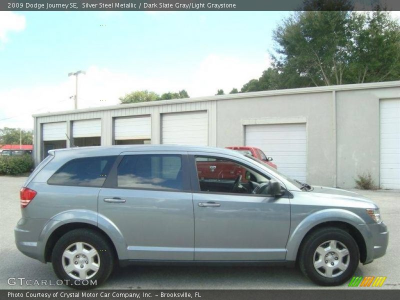 Silver Steel Metallic / Dark Slate Gray/Light Graystone 2009 Dodge Journey SE
