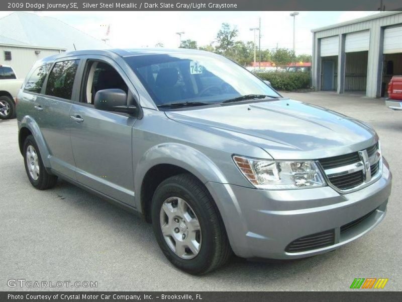 Silver Steel Metallic / Dark Slate Gray/Light Graystone 2009 Dodge Journey SE