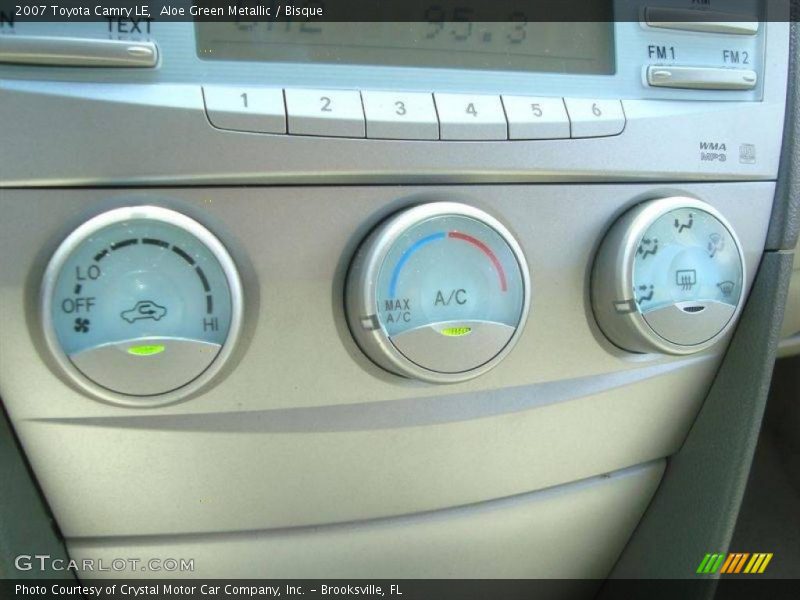 Aloe Green Metallic / Bisque 2007 Toyota Camry LE