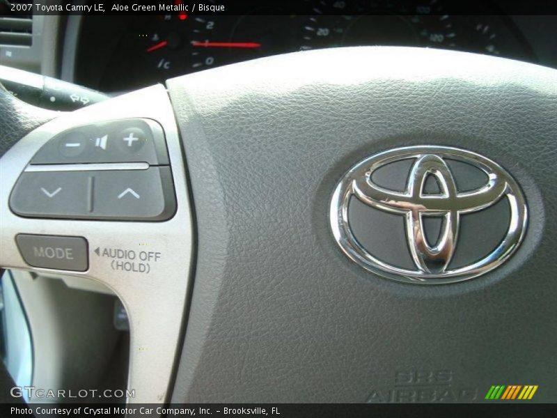 Aloe Green Metallic / Bisque 2007 Toyota Camry LE