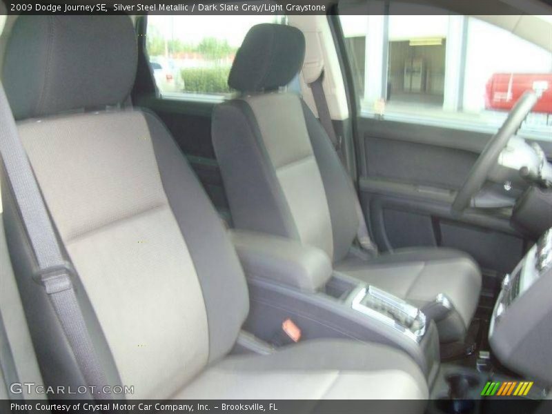 Silver Steel Metallic / Dark Slate Gray/Light Graystone 2009 Dodge Journey SE