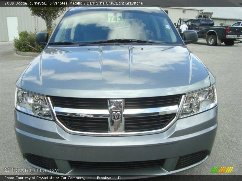 Silver Steel Metallic / Dark Slate Gray/Light Graystone 2009 Dodge Journey SE