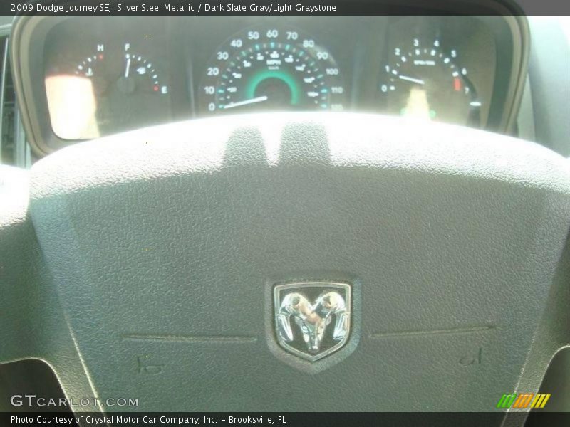 Silver Steel Metallic / Dark Slate Gray/Light Graystone 2009 Dodge Journey SE
