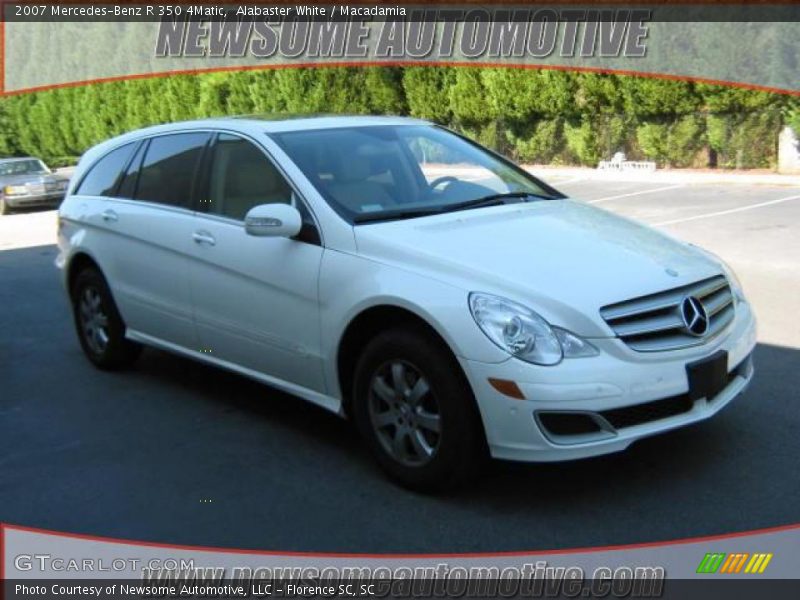 Alabaster White / Macadamia 2007 Mercedes-Benz R 350 4Matic