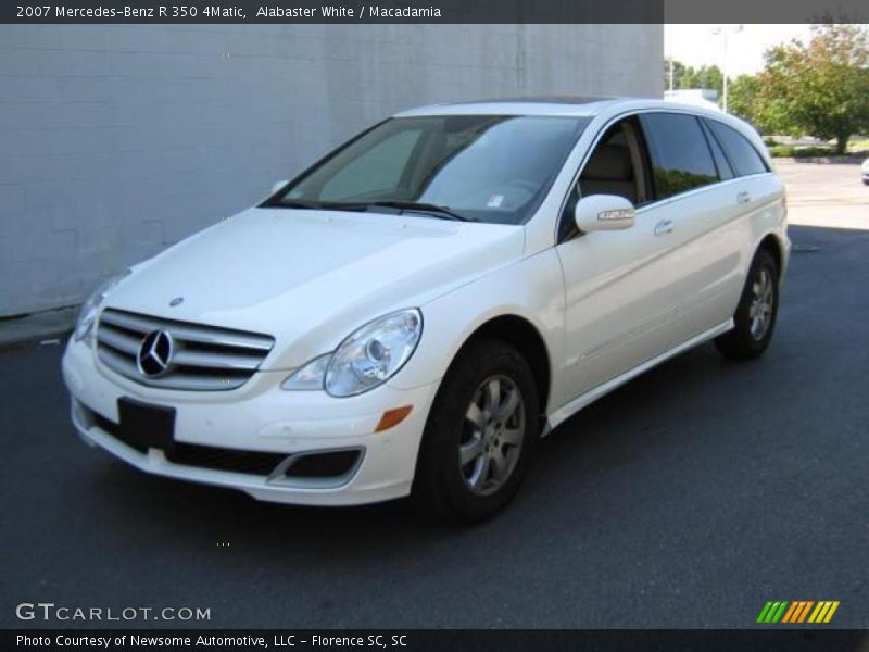 Alabaster White / Macadamia 2007 Mercedes-Benz R 350 4Matic