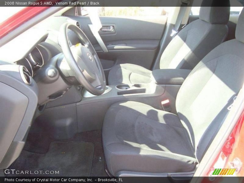 Venom Red Pearl / Black 2008 Nissan Rogue S AWD