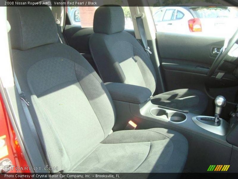 Venom Red Pearl / Black 2008 Nissan Rogue S AWD