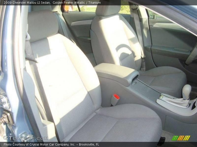 Golden Pewter Metallic / Titanium 2009 Chevrolet Malibu LS Sedan