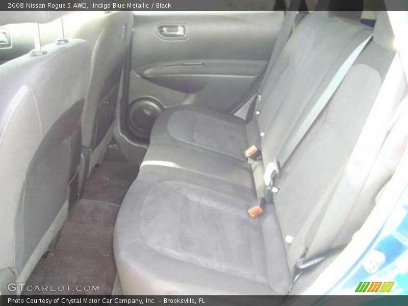 Indigo Blue Metallic / Black 2008 Nissan Rogue S AWD