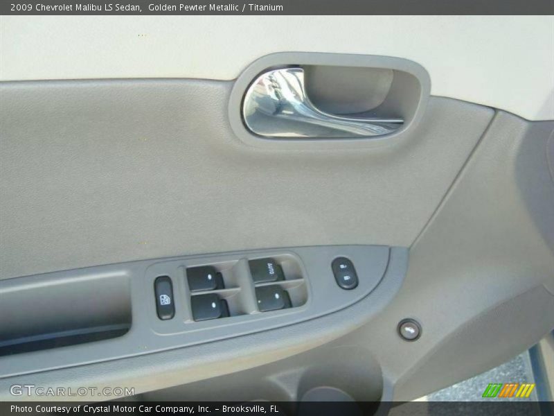 Golden Pewter Metallic / Titanium 2009 Chevrolet Malibu LS Sedan