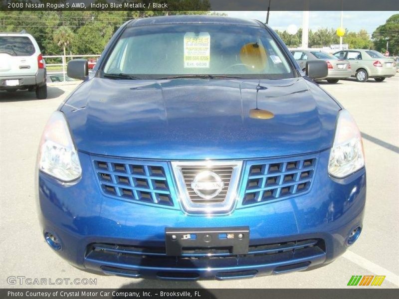 Indigo Blue Metallic / Black 2008 Nissan Rogue S AWD