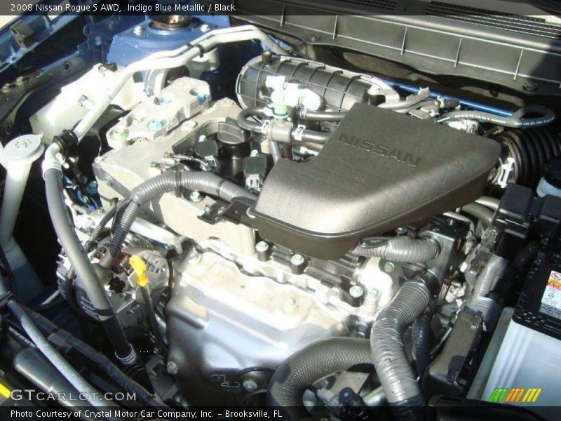 Indigo Blue Metallic / Black 2008 Nissan Rogue S AWD