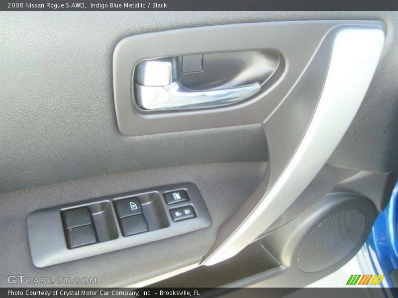 Indigo Blue Metallic / Black 2008 Nissan Rogue S AWD