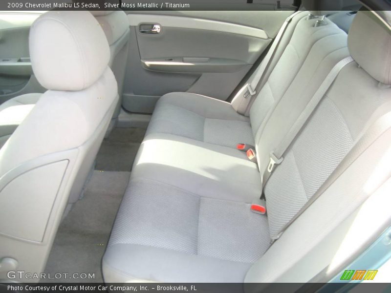 Silver Moss Metallic / Titanium 2009 Chevrolet Malibu LS Sedan