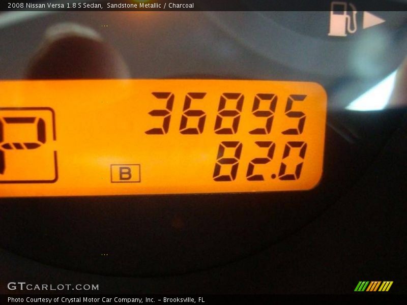 Sandstone Metallic / Charcoal 2008 Nissan Versa 1.8 S Sedan