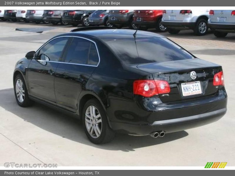 Black / Pure Beige 2007 Volkswagen Jetta Wolfsburg Edition Sedan