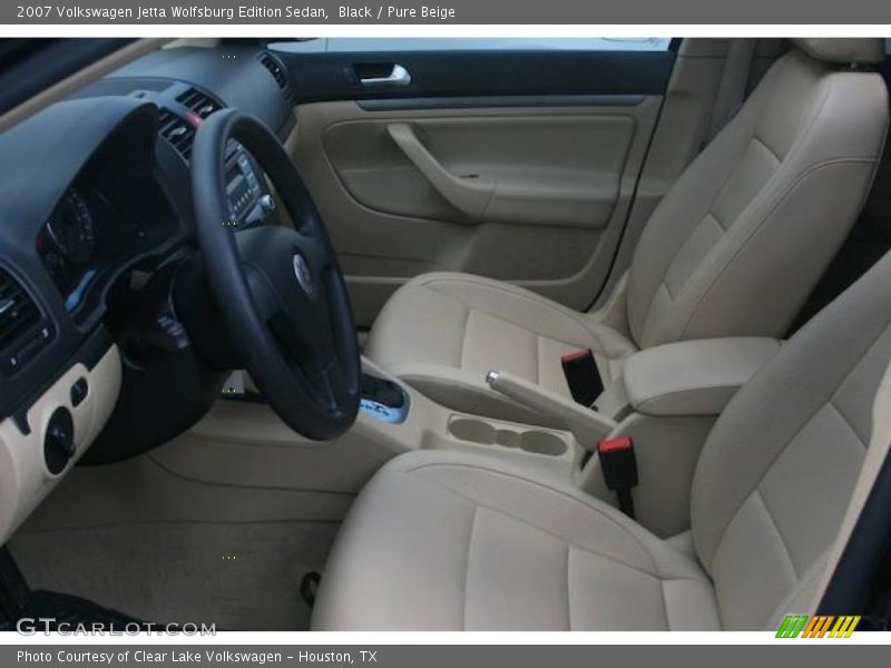 Black / Pure Beige 2007 Volkswagen Jetta Wolfsburg Edition Sedan