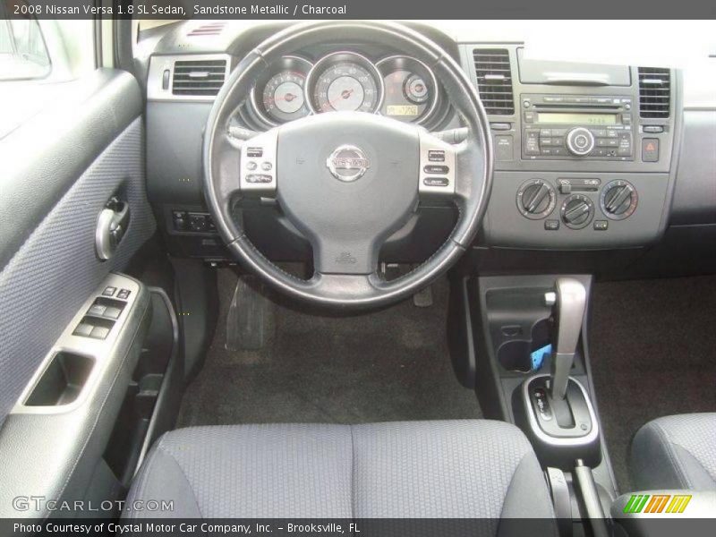 Sandstone Metallic / Charcoal 2008 Nissan Versa 1.8 SL Sedan