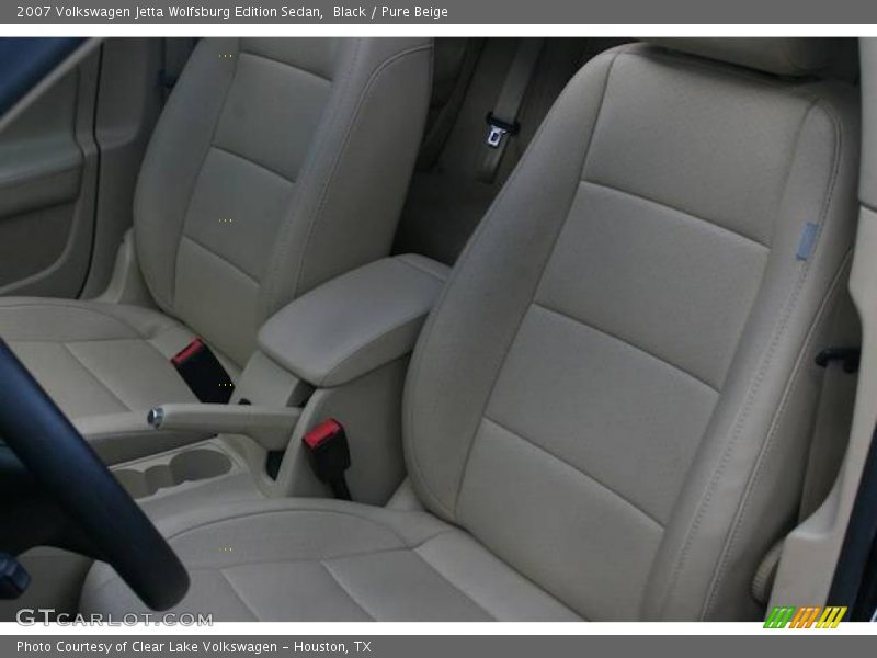 Black / Pure Beige 2007 Volkswagen Jetta Wolfsburg Edition Sedan