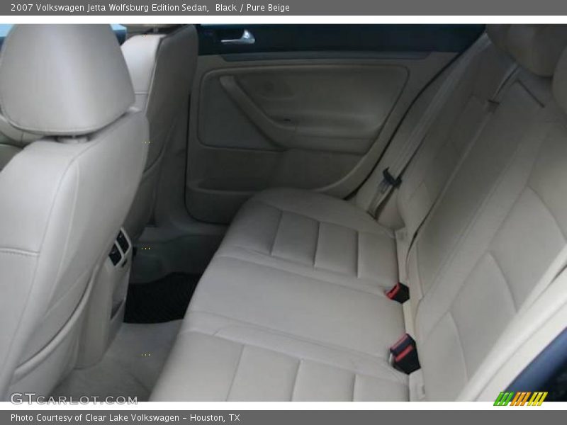 Black / Pure Beige 2007 Volkswagen Jetta Wolfsburg Edition Sedan