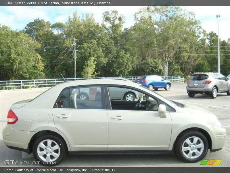Sandstone Metallic / Charcoal 2008 Nissan Versa 1.8 SL Sedan