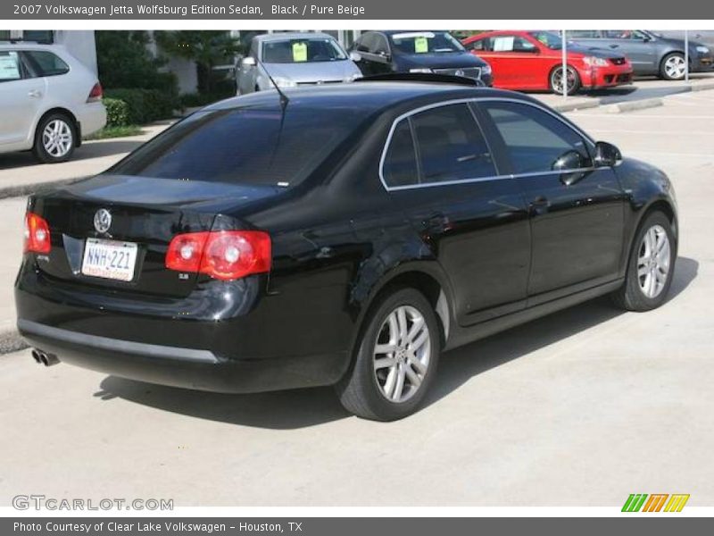 Black / Pure Beige 2007 Volkswagen Jetta Wolfsburg Edition Sedan