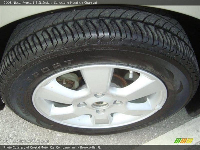 Sandstone Metallic / Charcoal 2008 Nissan Versa 1.8 SL Sedan
