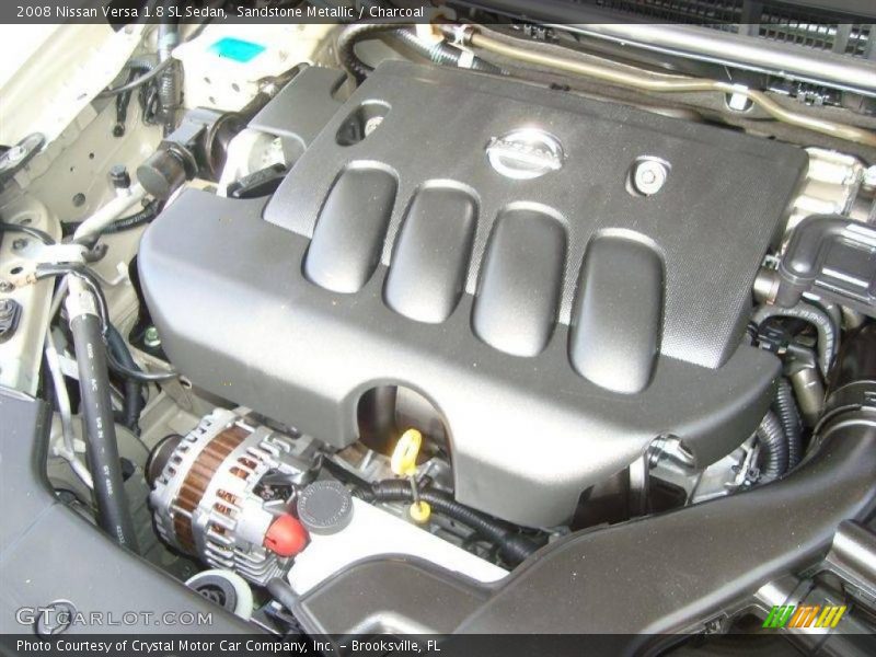 Sandstone Metallic / Charcoal 2008 Nissan Versa 1.8 SL Sedan