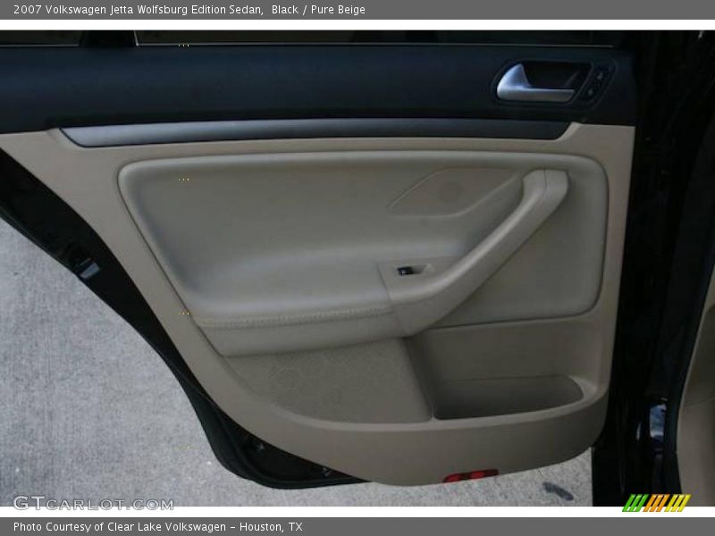 Black / Pure Beige 2007 Volkswagen Jetta Wolfsburg Edition Sedan