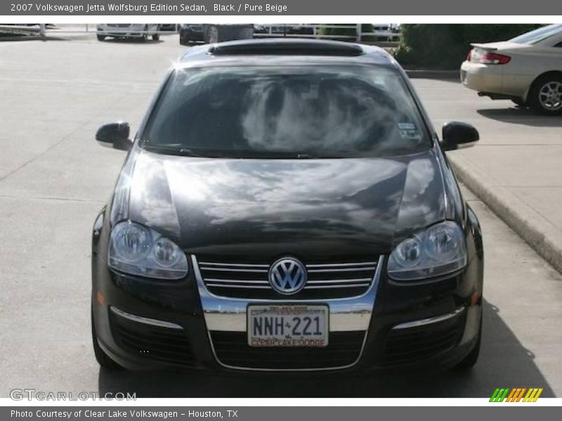 Black / Pure Beige 2007 Volkswagen Jetta Wolfsburg Edition Sedan