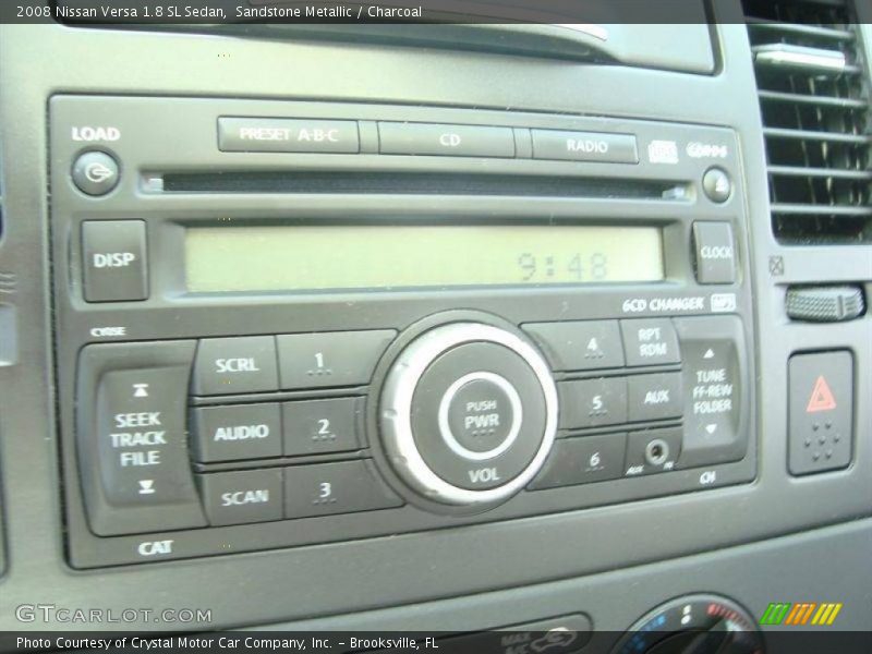 Sandstone Metallic / Charcoal 2008 Nissan Versa 1.8 SL Sedan