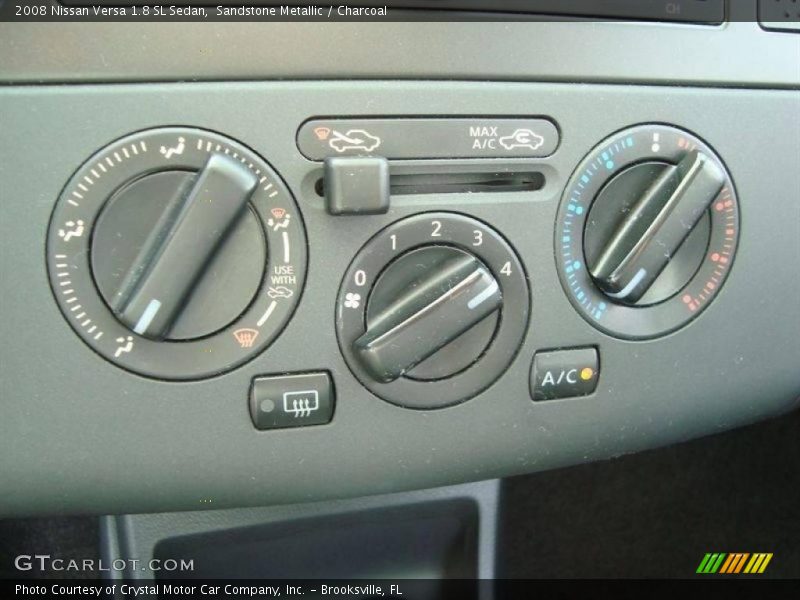 Sandstone Metallic / Charcoal 2008 Nissan Versa 1.8 SL Sedan