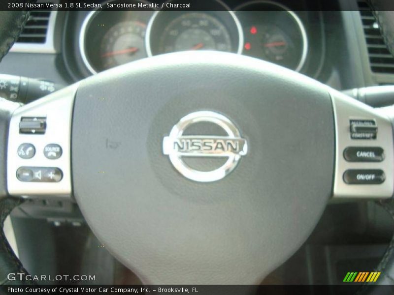 Sandstone Metallic / Charcoal 2008 Nissan Versa 1.8 SL Sedan