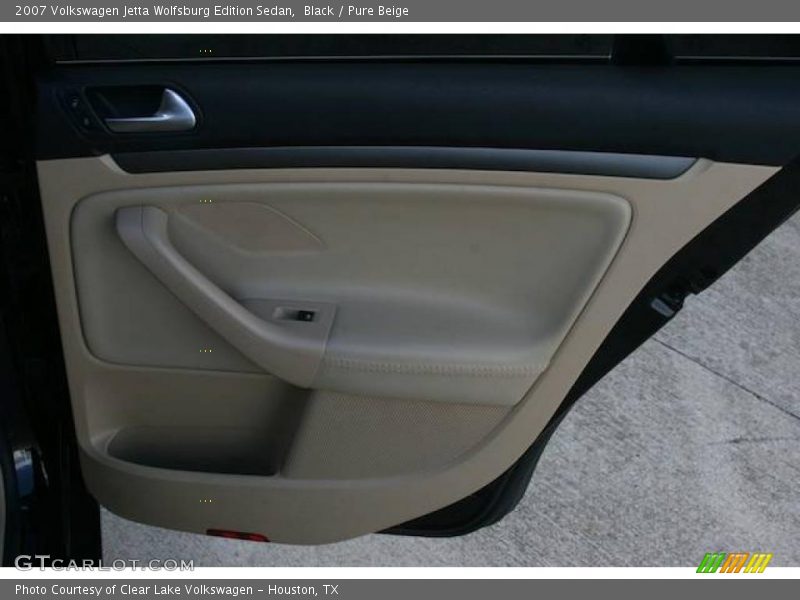 Black / Pure Beige 2007 Volkswagen Jetta Wolfsburg Edition Sedan