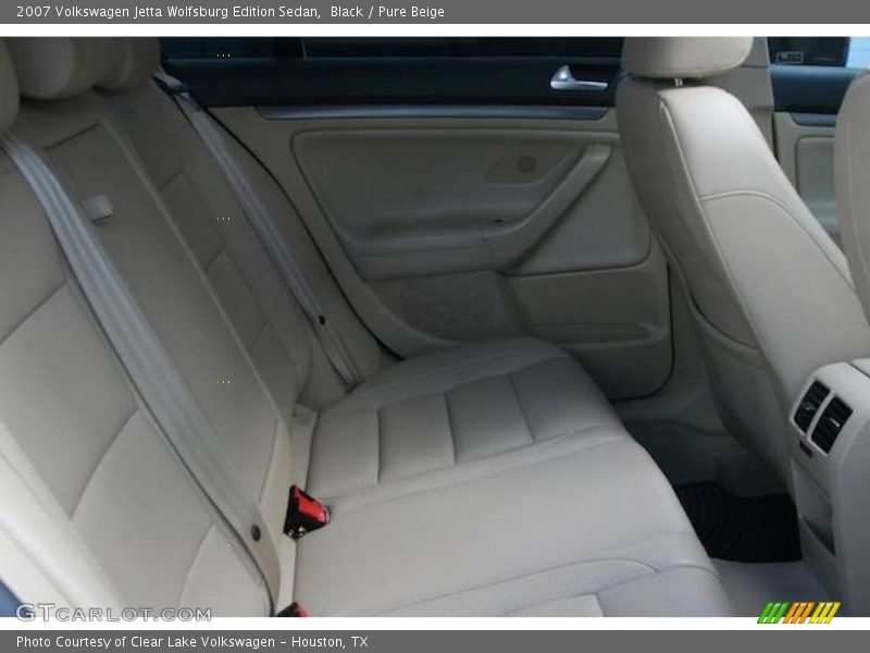 Black / Pure Beige 2007 Volkswagen Jetta Wolfsburg Edition Sedan