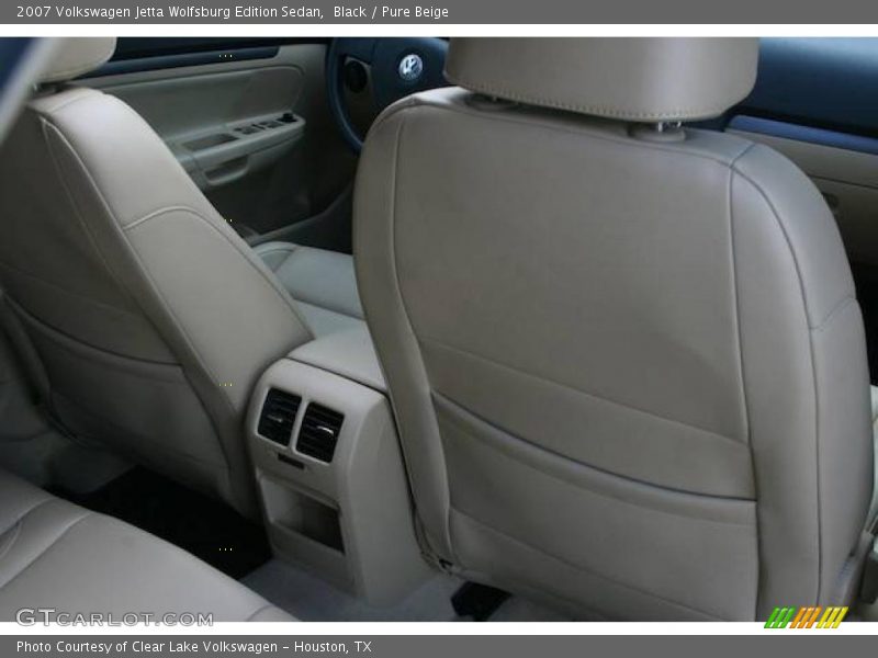 Black / Pure Beige 2007 Volkswagen Jetta Wolfsburg Edition Sedan