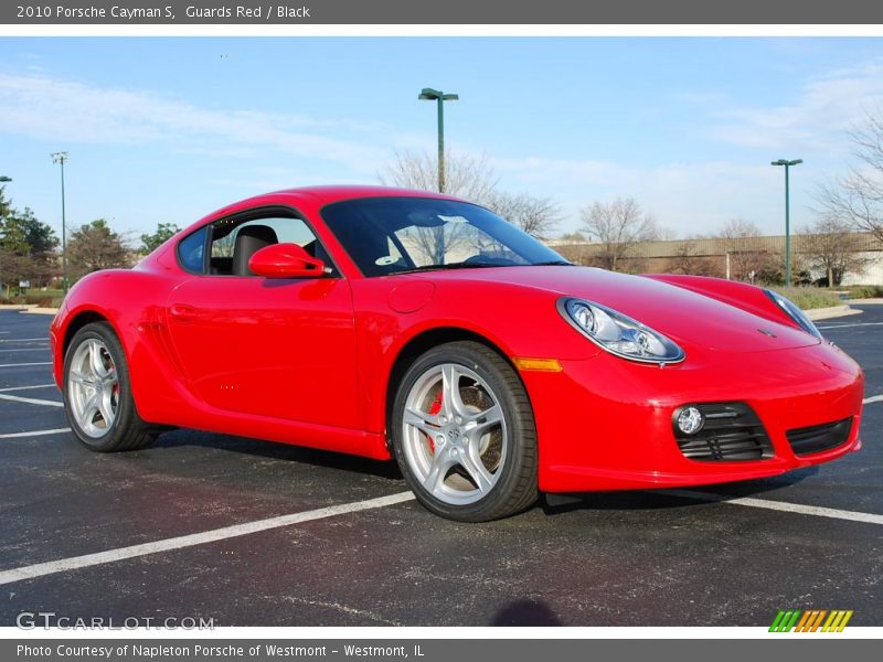Guards Red / Black 2010 Porsche Cayman S