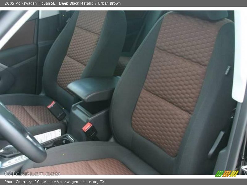 Deep Black Metallic / Urban Brown 2009 Volkswagen Tiguan SE