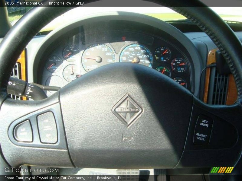 Bright Yellow / Gray 2005 International CXT