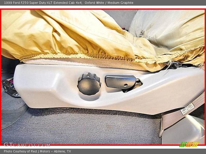 Oxford White / Medium Graphite 1999 Ford F250 Super Duty XLT Extended Cab 4x4