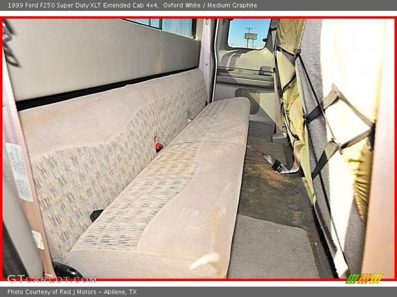 Oxford White / Medium Graphite 1999 Ford F250 Super Duty XLT Extended Cab 4x4