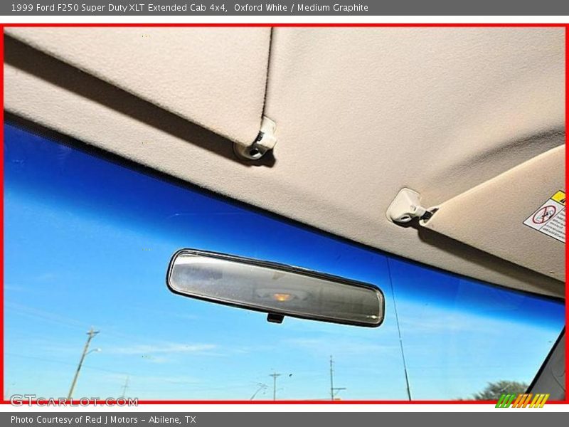 Oxford White / Medium Graphite 1999 Ford F250 Super Duty XLT Extended Cab 4x4