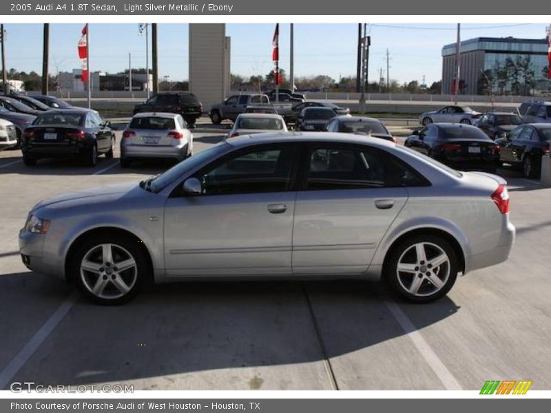 Light Silver Metallic / Ebony 2005 Audi A4 1.8T Sedan