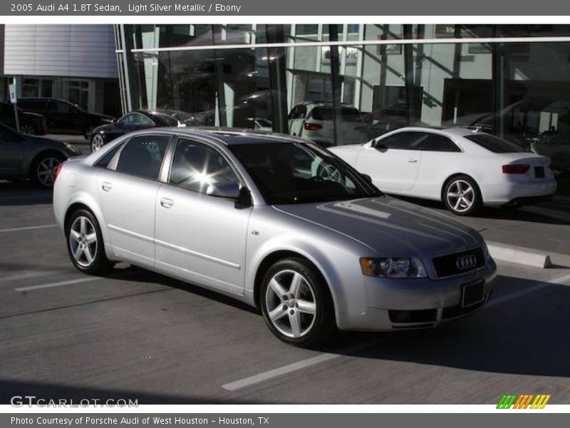 Light Silver Metallic / Ebony 2005 Audi A4 1.8T Sedan